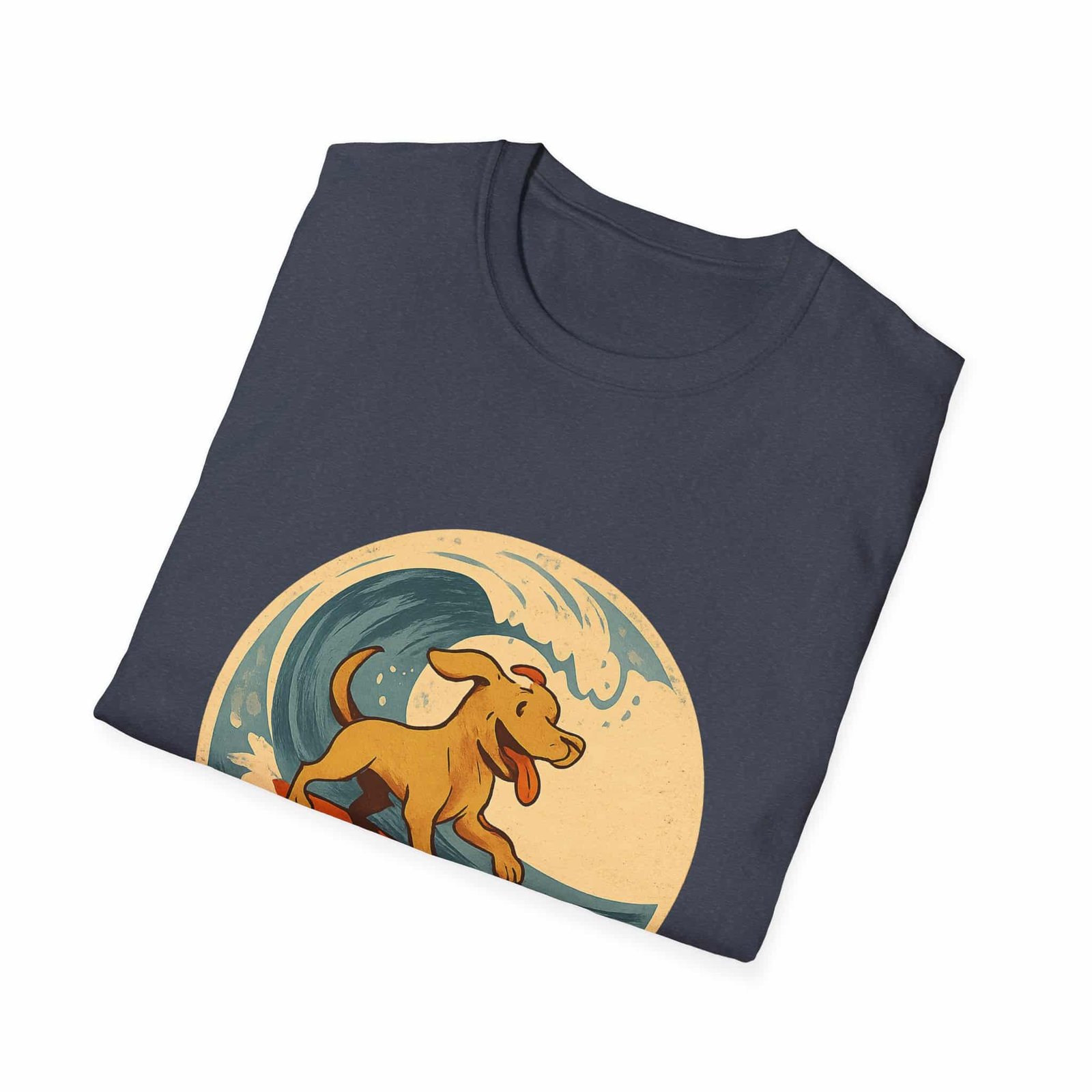 Surfing Dog Unisex T-Shirt, Beach Lover Gift, Summer Vibes Tee, Pet Owner Apparel, Fun Graphic Shirt - Image 44
