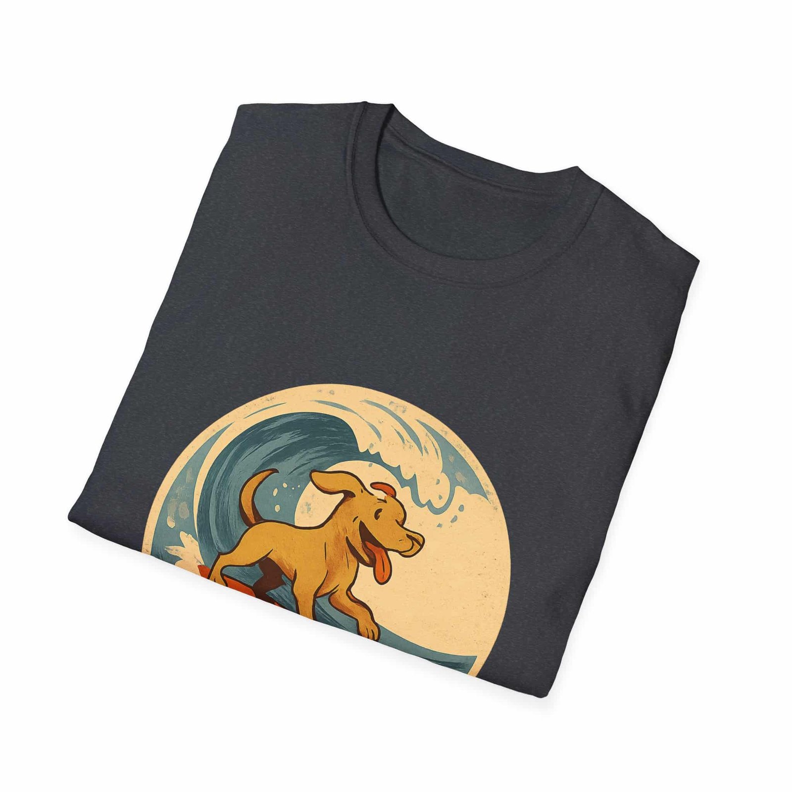Surfing Dog Unisex T-Shirt, Beach Lover Gift, Summer Vibes Tee, Pet Owner Apparel, Fun Graphic Shirt - Image 40