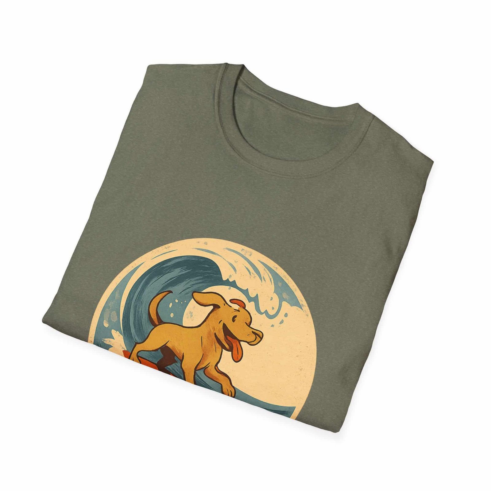 Surfing Dog Unisex T-Shirt, Beach Lover Gift, Summer Vibes Tee, Pet Owner Apparel, Fun Graphic Shirt - Image 20